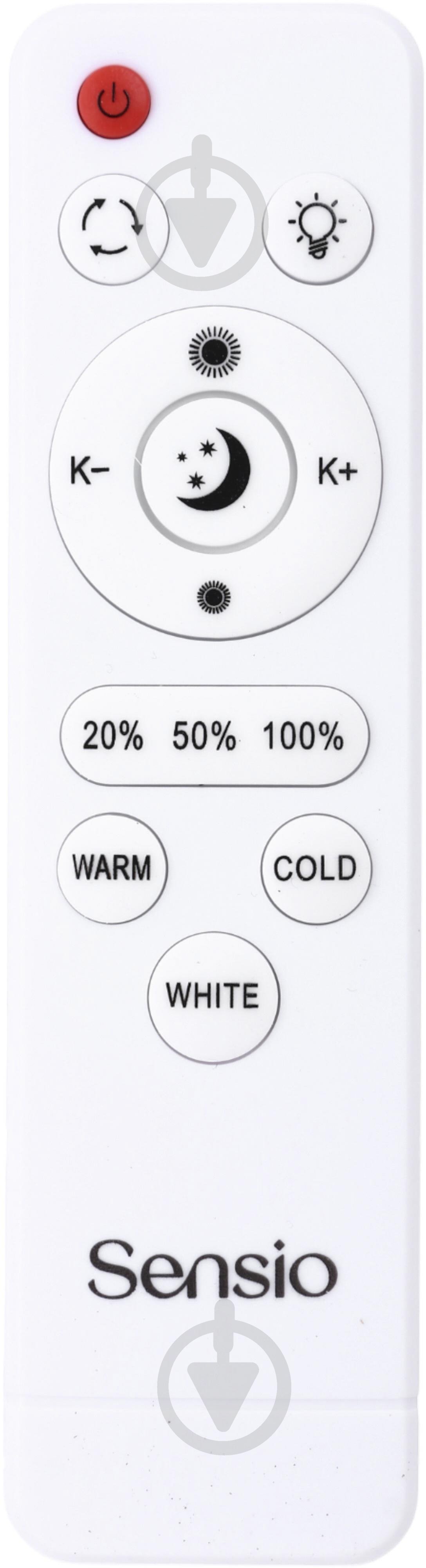 Люстра стельова Sensio Nant 65 Вт білий LS-2720W-65W - фото 6