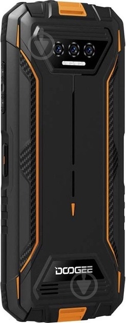 Смартфон Doogee S41T 4/64GB black/orange (6924351684419) - фото 4