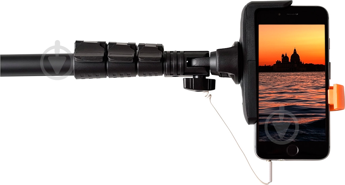 Селфі-монопод Grand-X Pro Jack 3.5 MPGPAJ3LBR Black-red - фото 2