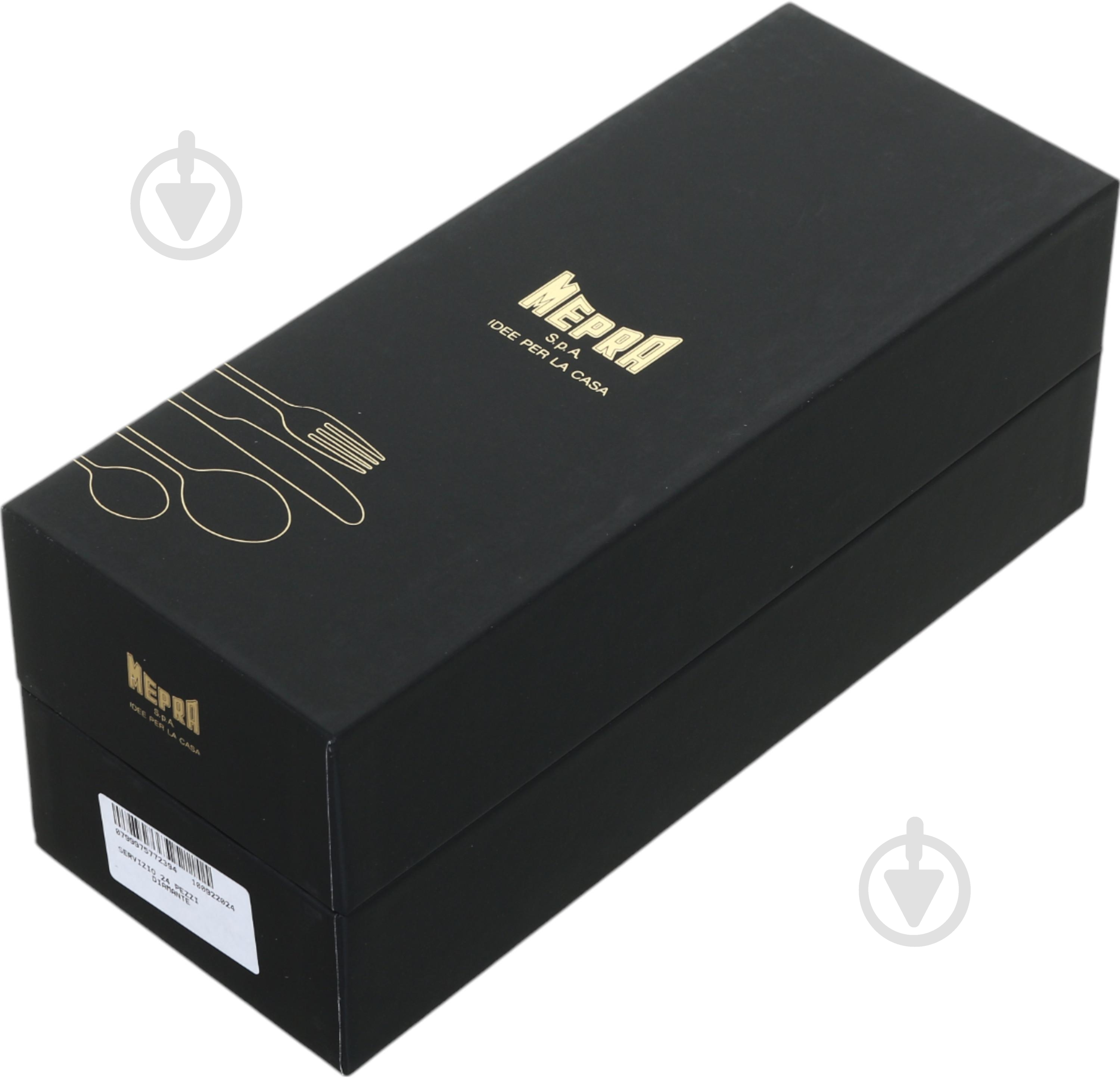 Набор столовых приборов Mepra Diamante 24 предмета - фото 12