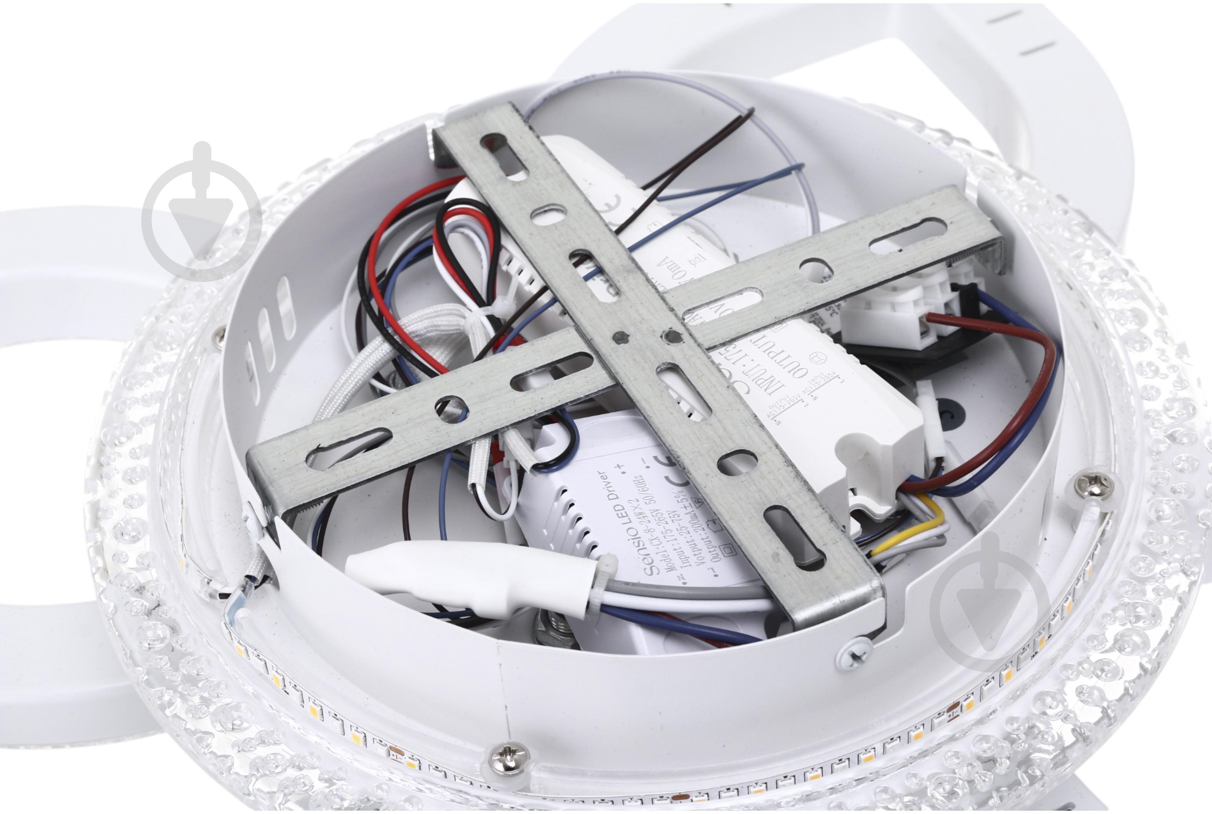 Люстра стельова Sensio Nant 53 Вт білий LS-2720W-53W - фото 5