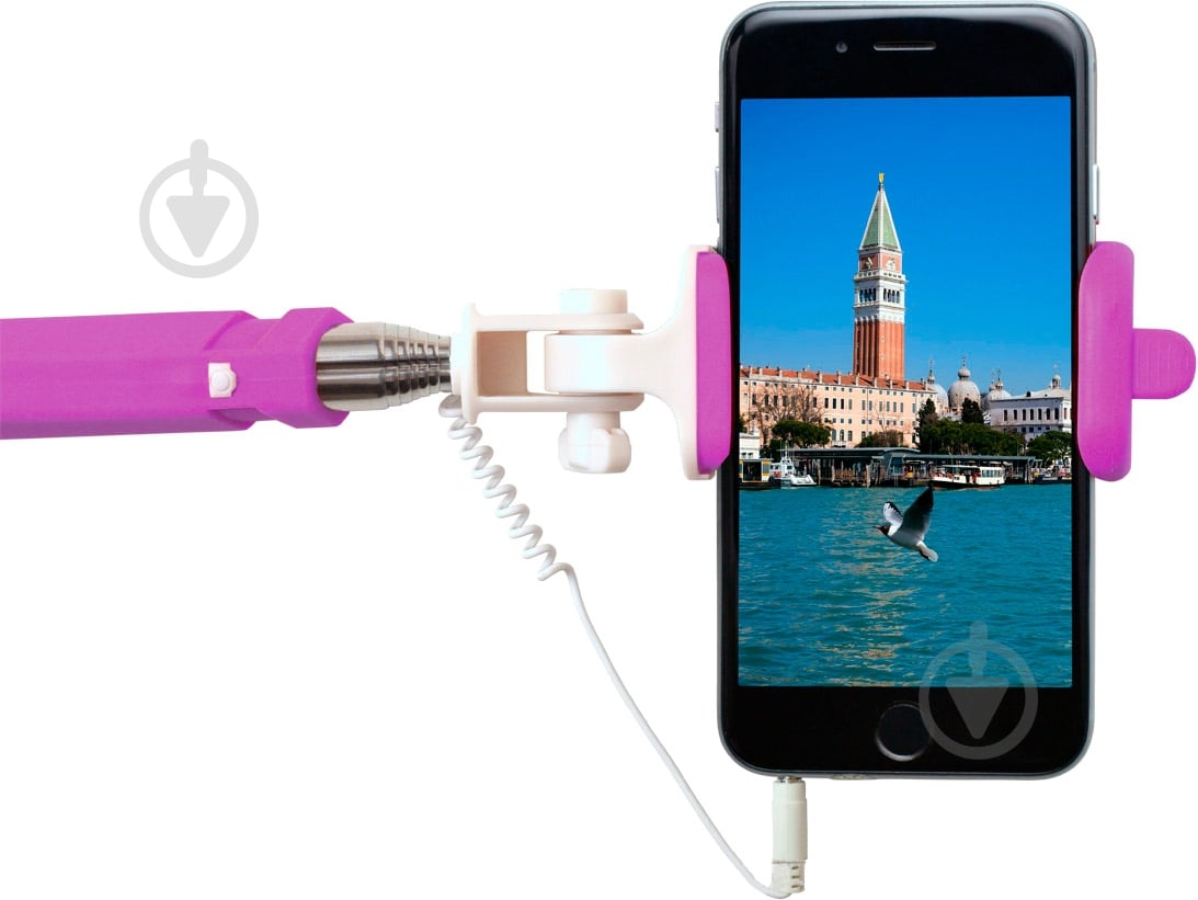 Селфи-монопод Grand-X Rubber Jack 3.5 MPGRJ3UP Violet - фото 2
