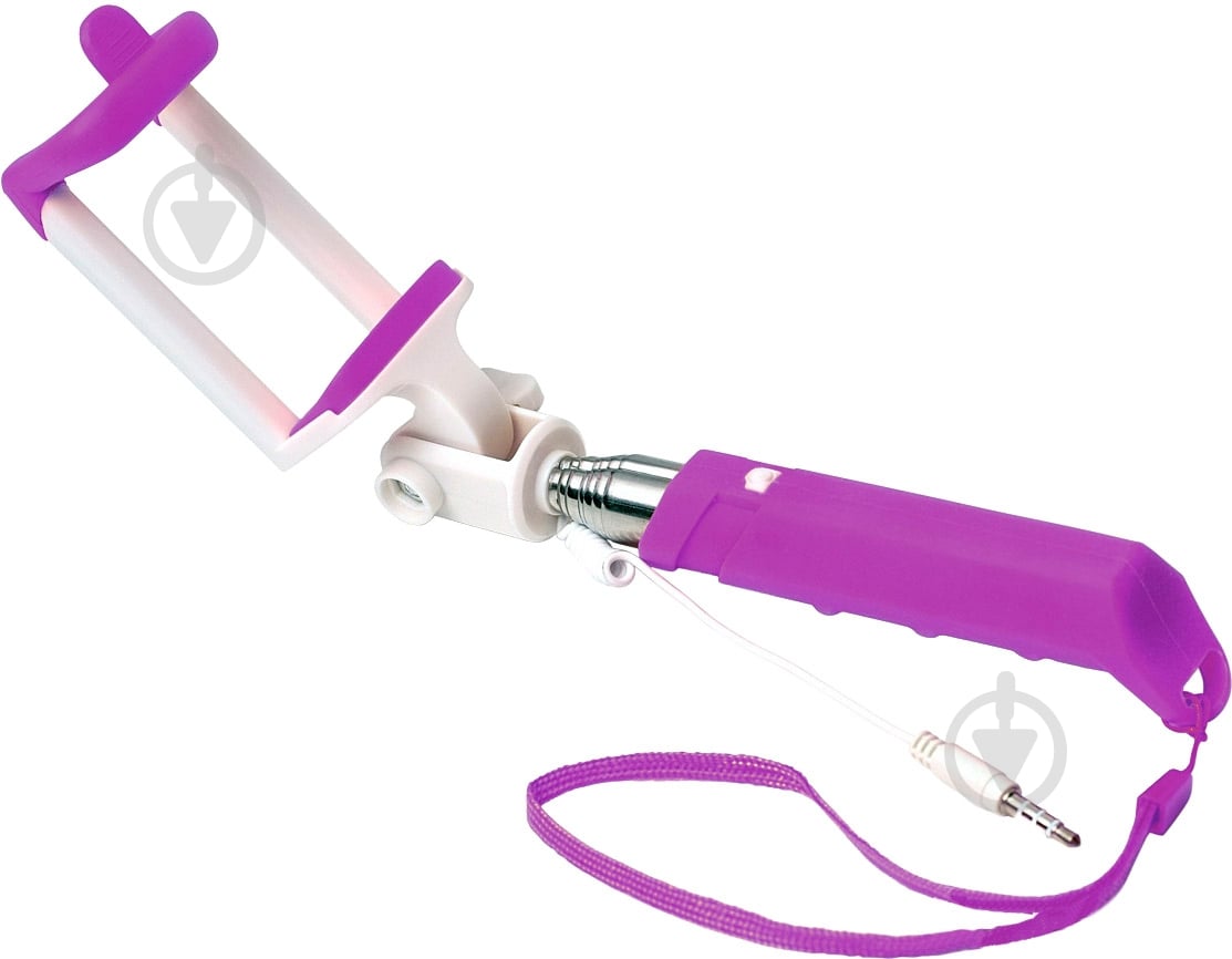 Селфи-монопод Grand-X Rubber Jack 3.5 MPGRJ3UP Violet - фото 4