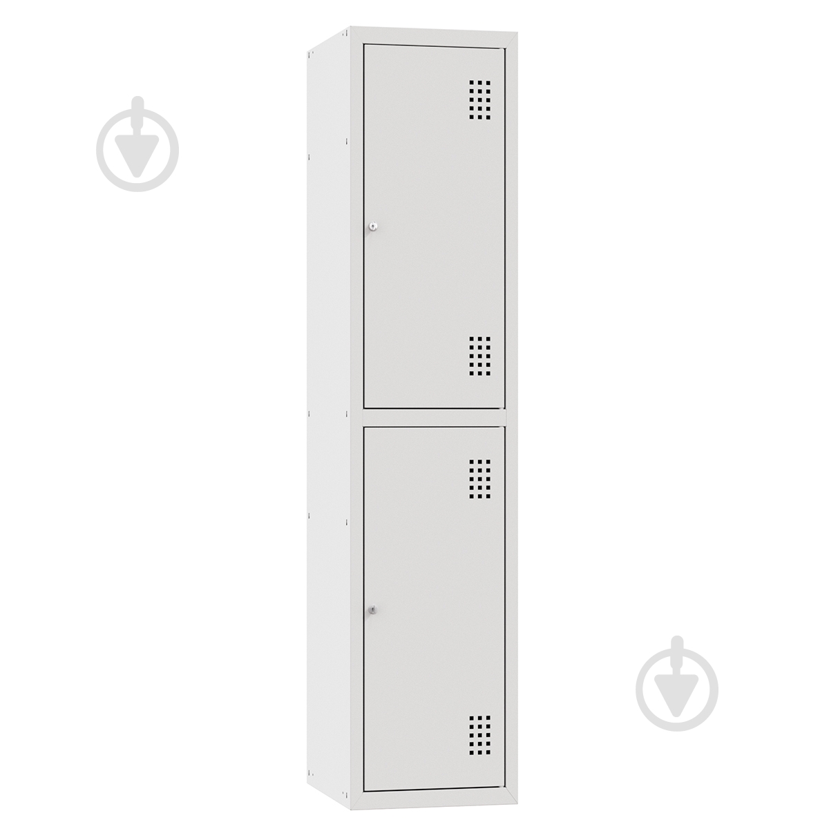 Металлический шкаф для одежды (локеры) Ferocon НО 12-01-04х18х05-Ц-7035 - фото 1