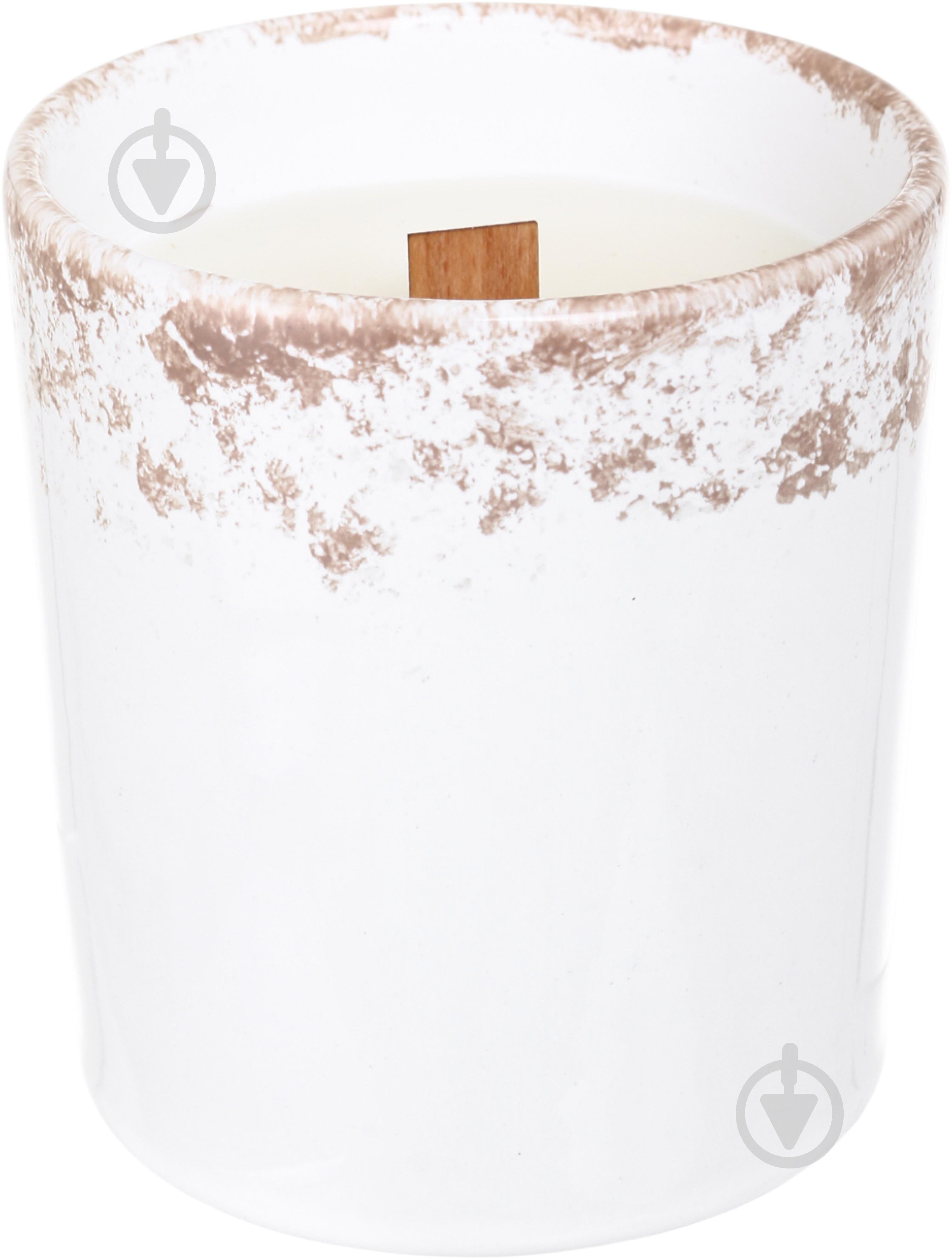 Свеча ароматическая Pako-If Ваниль в керамическом кашпо 85х120 мм - фото 1