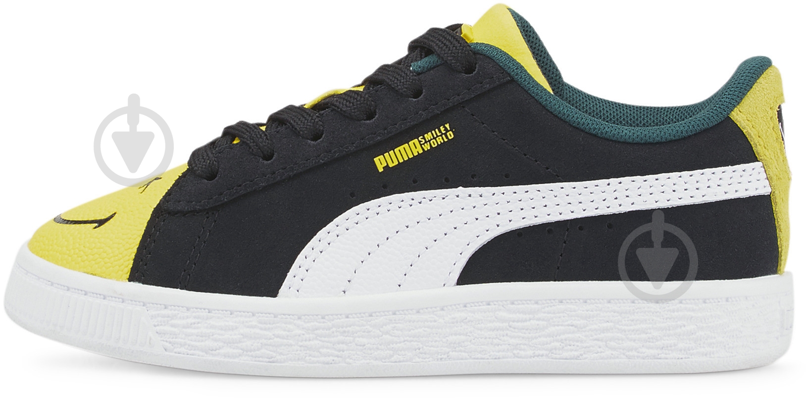 Кроссовки Puma SUEDE SMILEYWORLD PS 38613801 р.32 черные - фото 1