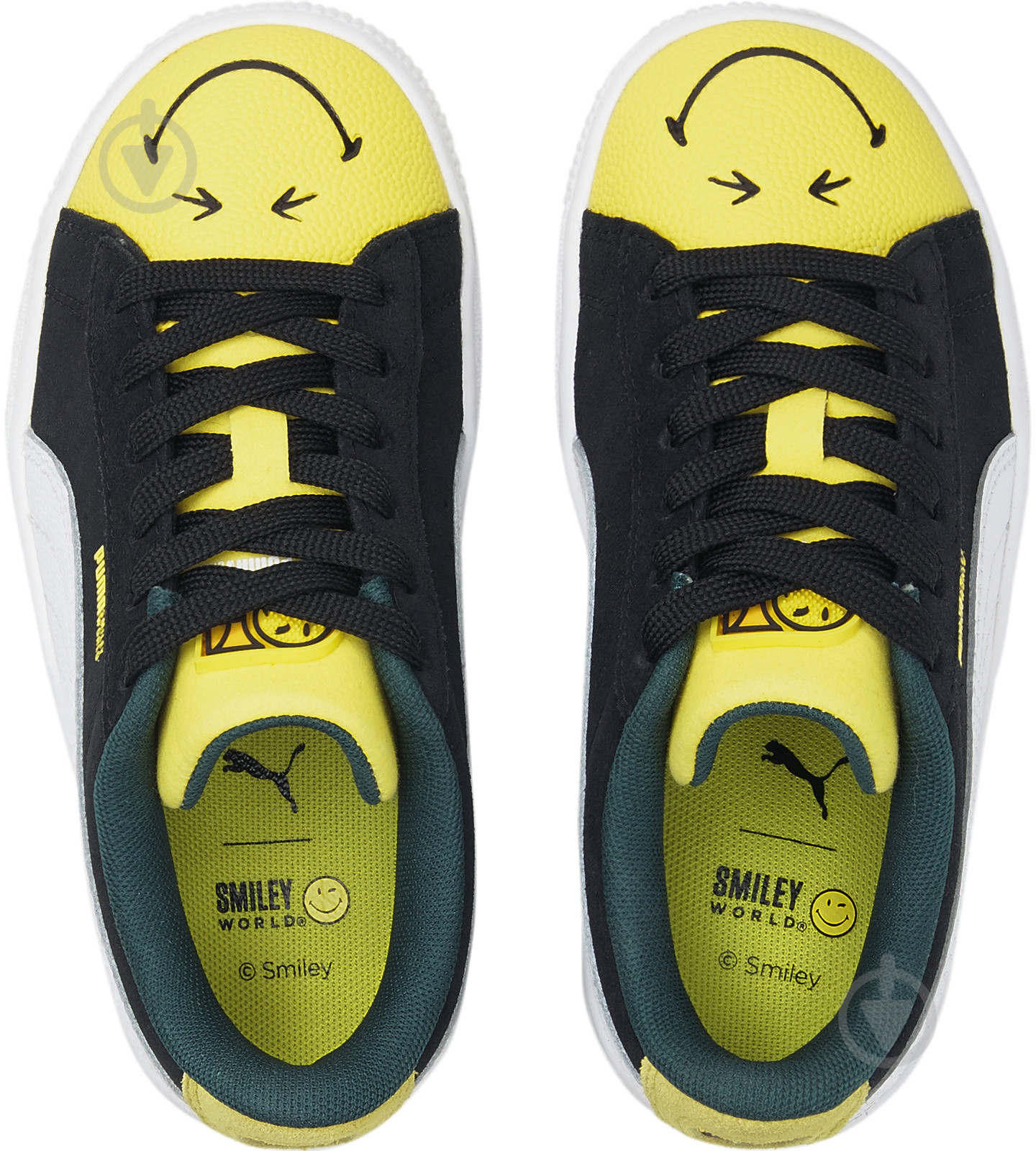Кроссовки Puma SUEDE SMILEYWORLD PS 38613801 р.32 черные - фото 4