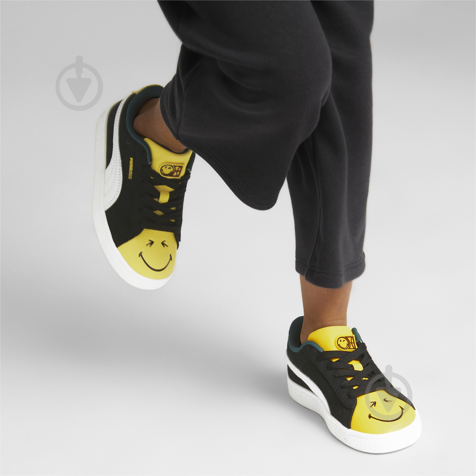Кроссовки Puma SUEDE SMILEYWORLD PS 38613801 р.32 черные - фото 8