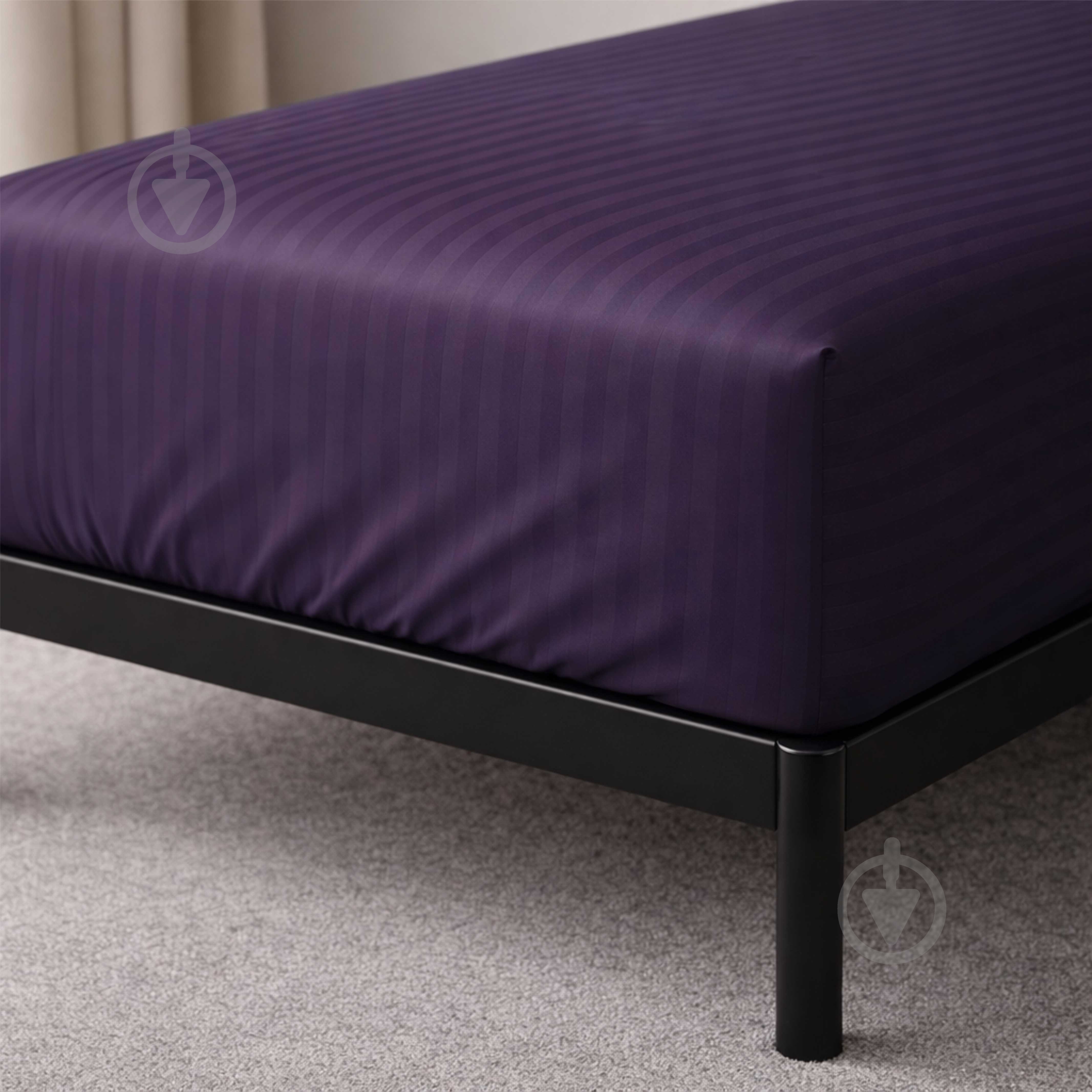 Простирадло Сатин Boston Anthracite Stripe 140x190 см сірий U-tek - фото 1 Простирадло Сатин Boston Anthracite Stripe 140x190 см сірий U-tek - фото 1