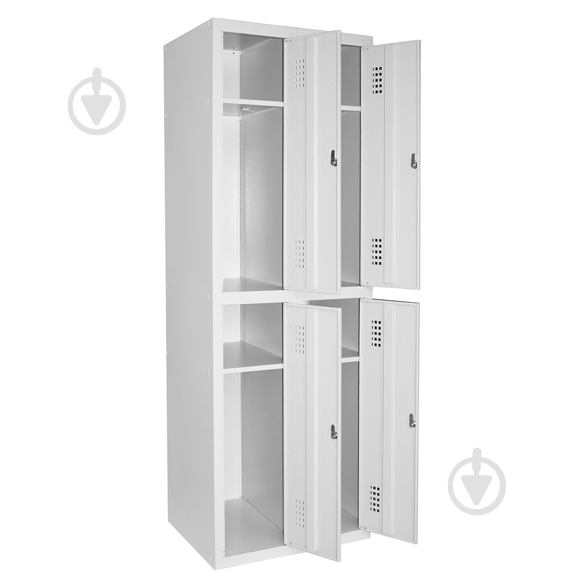 Металлический шкаф для одежды (локеры) Ferocon НО 24-01-06х18х05-Ц-7035 - фото 2