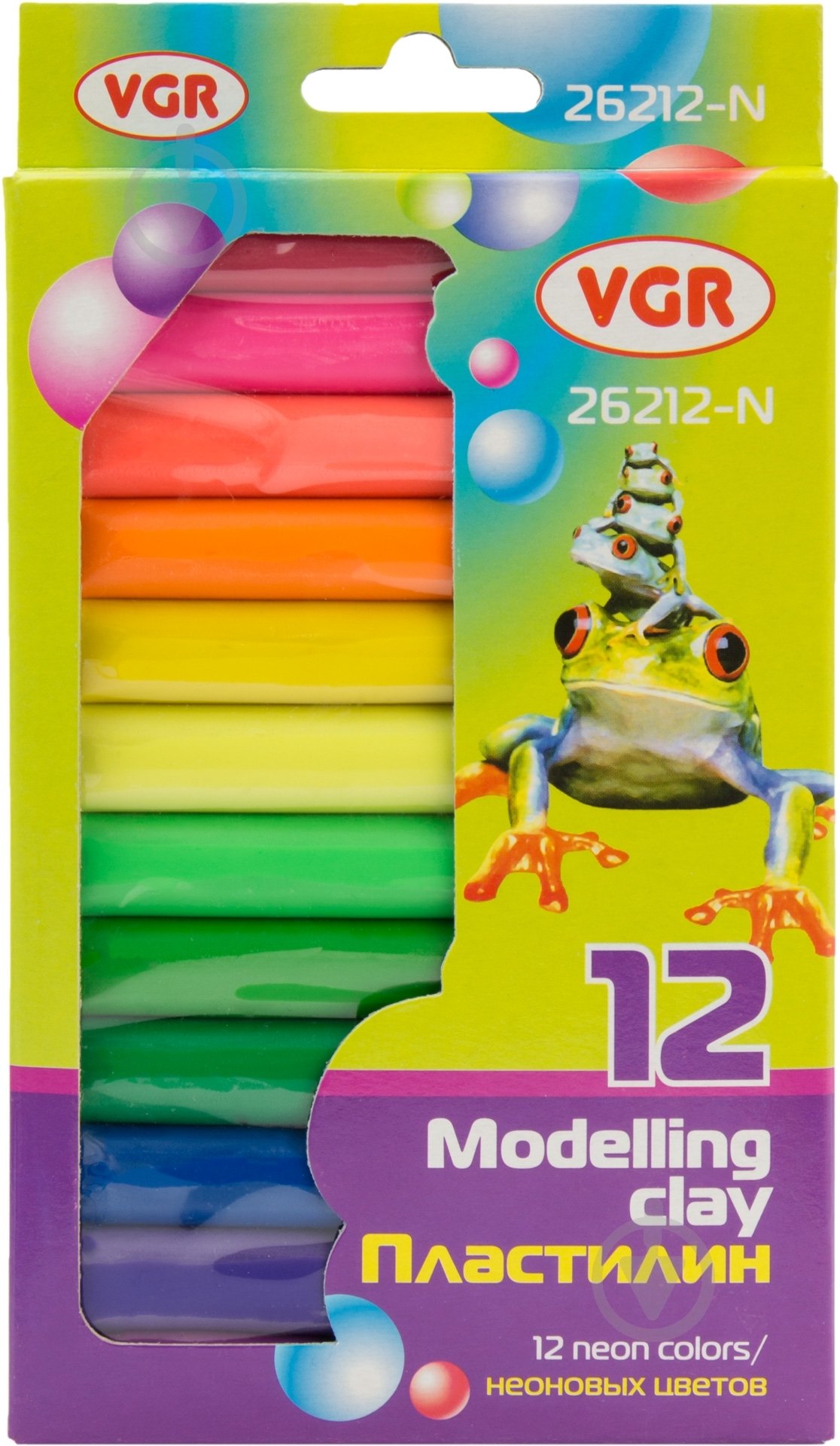 Пластилин 26212-N 12х200 гр VGR - фото 1