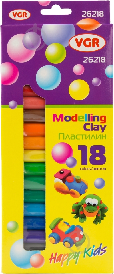 Пластилин VGR 26218 18 шт. VGR - фото 1 Пластилин VGR 26218 18 шт. VGR - фото 1