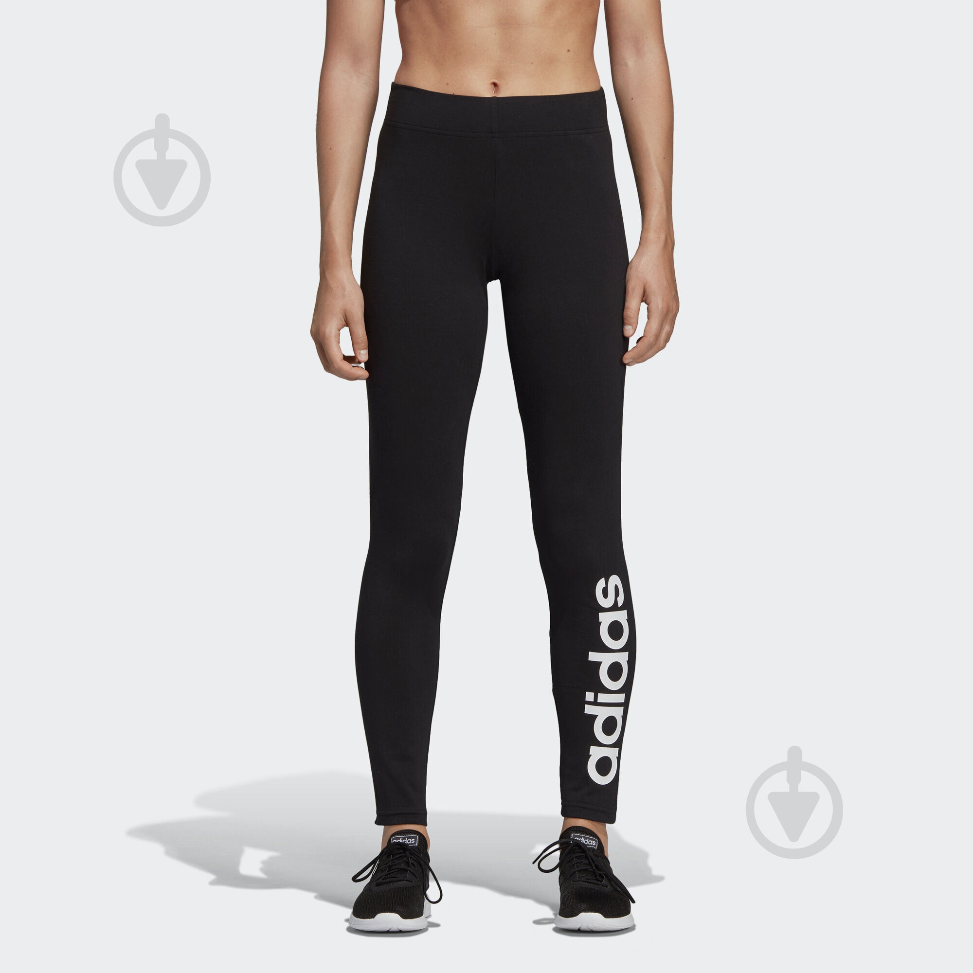 Лосины Adidas W E LIN TIGHT DP2386 р.XS черный - фото 3