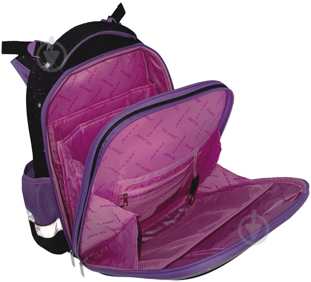Ранец школьный CLASS Butterfly 38х29х16 см 2513C 13010119 - фото 6