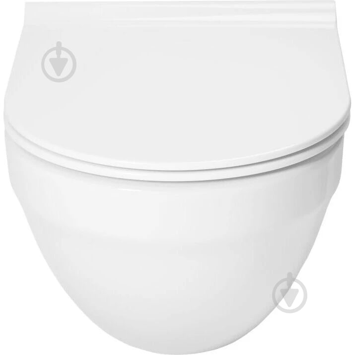 Унитаз подвесной ROCA HEBE Round Rimless, с сиденьем SLIM slow-closing - фото 3 Унитаз подвесной ROCA HEBE Round Rimless, с сиденьем SLIM slow-closing - фото 3