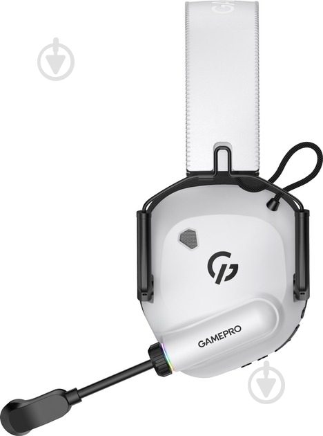 Наушники GamePro Genesis Mercury Pro 3-Mode white (HSW120W) - фото 3 Наушники GamePro Genesis Mercury Pro 3-Mode white (HSW120W) - фото 3