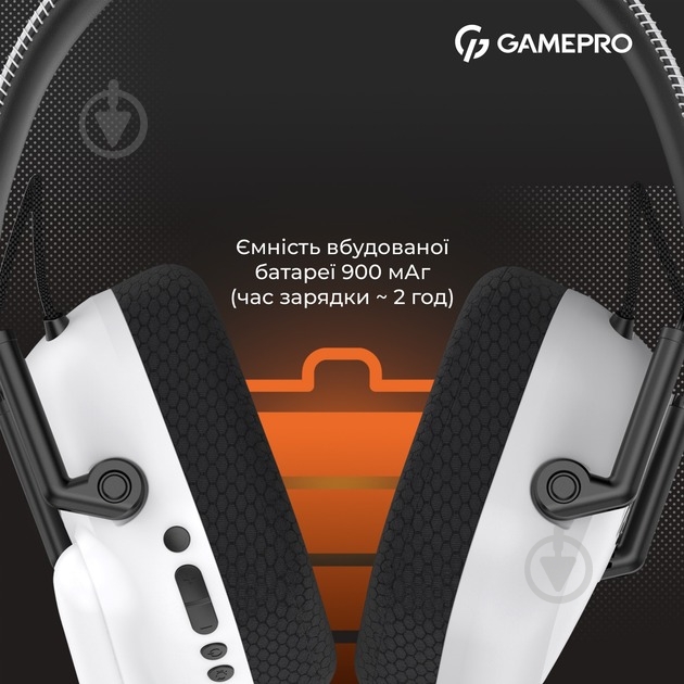 Наушники GamePro Genesis Mercury Pro 3-Mode white (HSW120W) - фото 11 Наушники GamePro Genesis Mercury Pro 3-Mode white (HSW120W) - фото 11