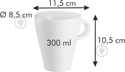 Чашка Tescoma All Fit One 300 мл 387546 - фото 3 Чашка Tescoma All Fit One 300 мл 387546 - фото 3