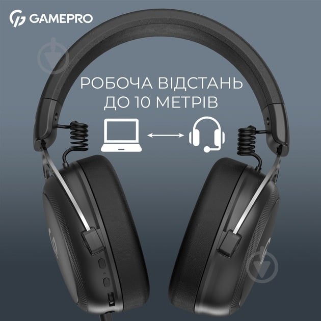 Навушники GamePro Asgard Skald 4-Mode black (HSW160B) - фото 12 Навушники GamePro Asgard Skald 4-Mode black (HSW160B) - фото 12