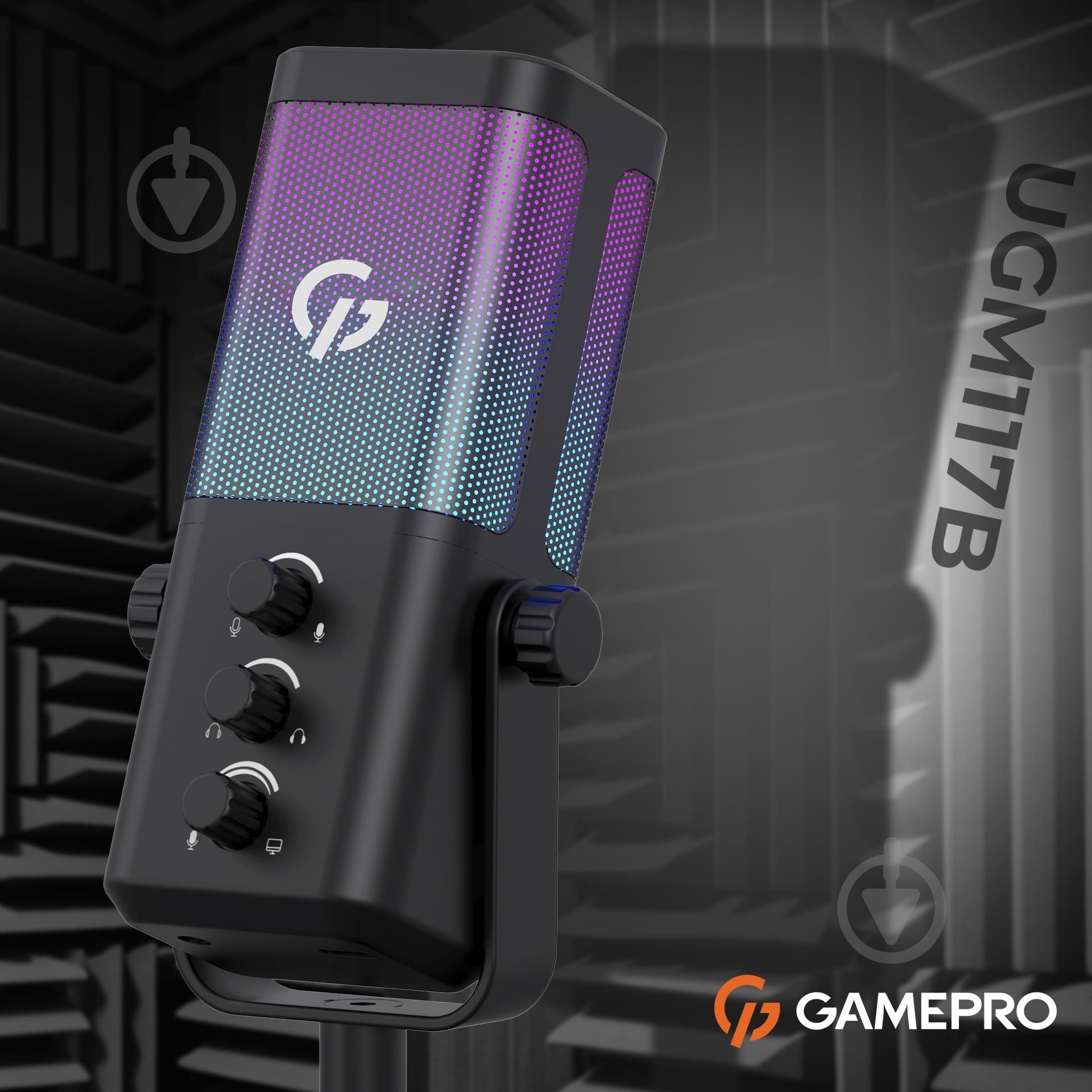 Мікрофон GamePro Genesis X-Arctic (UGM117B) (UGM117B) - фото 7 Мікрофон GamePro Genesis X-Arctic (UGM117B) (UGM117B) - фото 7