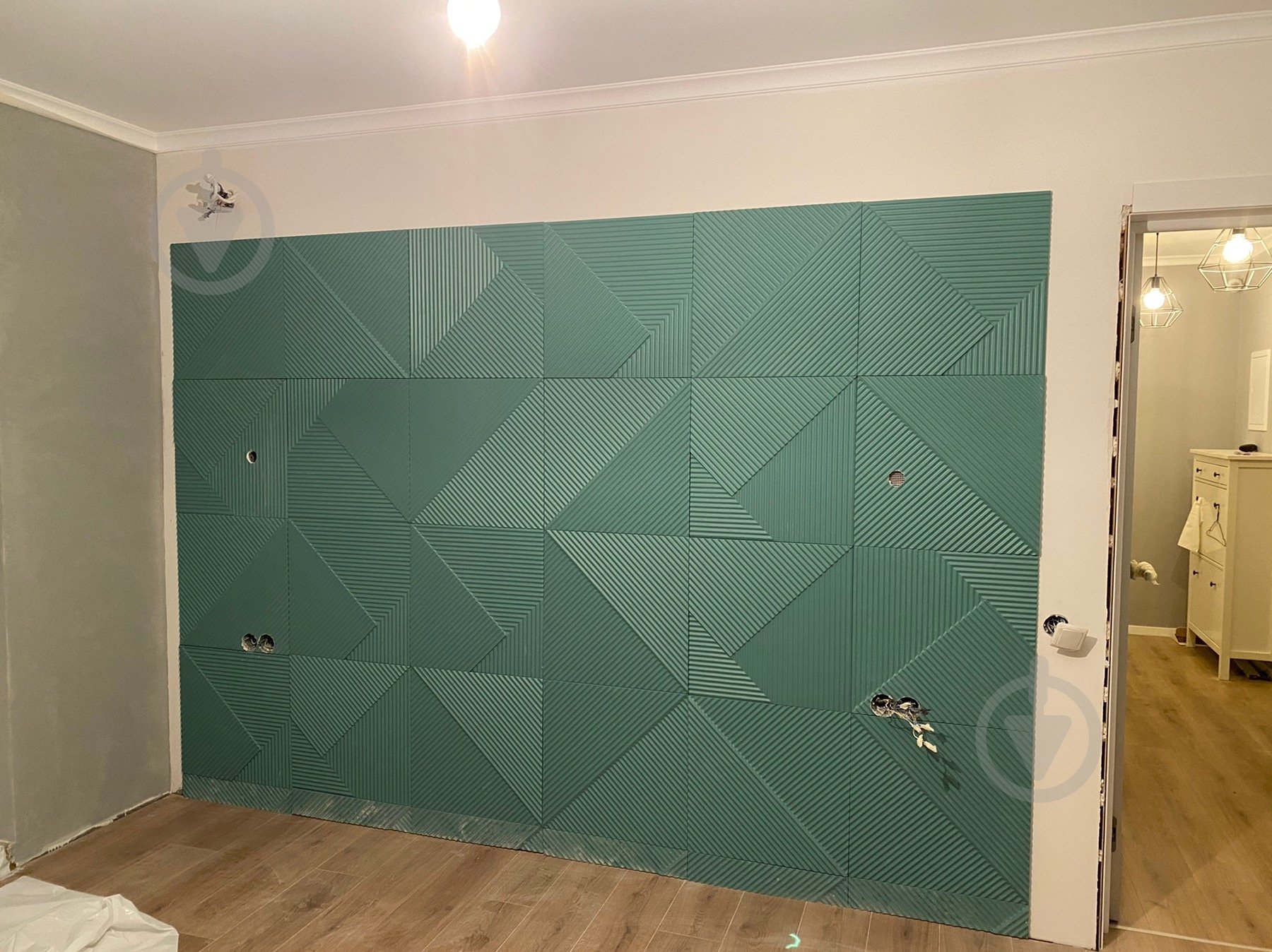 3D-панель гипсовая Gipster Lines 2 0.25 кв.м - фото 3 3D-панель гипсовая Gipster Lines 2 0.25 кв.м - фото 3