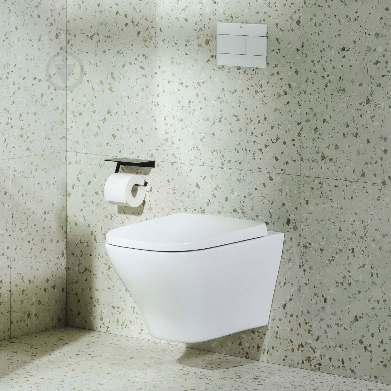 Унитаз подвесной ROCA AIROS VORTEX, с сиденьем slow-closing - фото 4