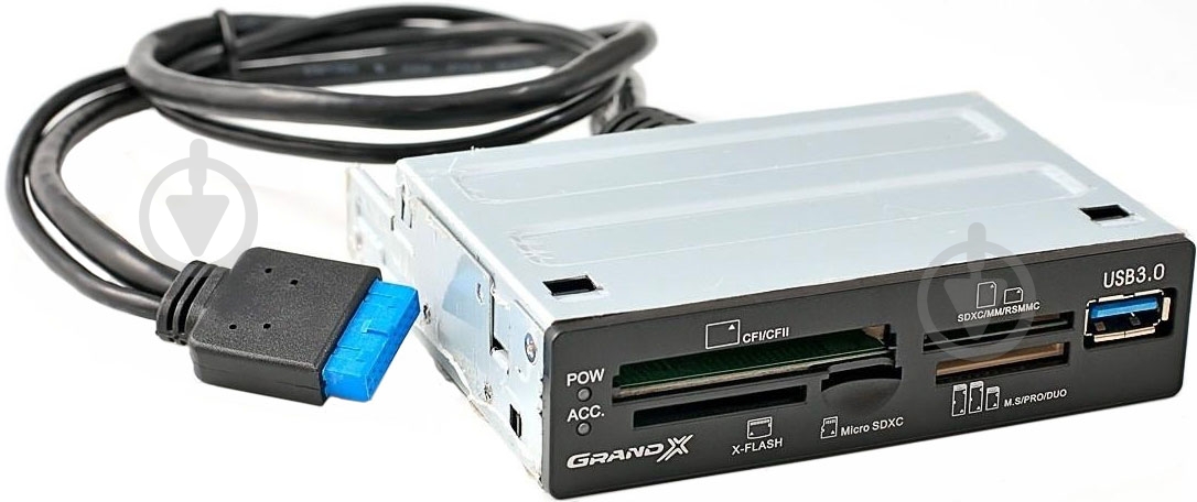 Кардридер Grand-X CRX55 3.5" (CRX55) - фото 1 Кардридер Grand-X CRX55 3.5" (CRX55) - фото 1