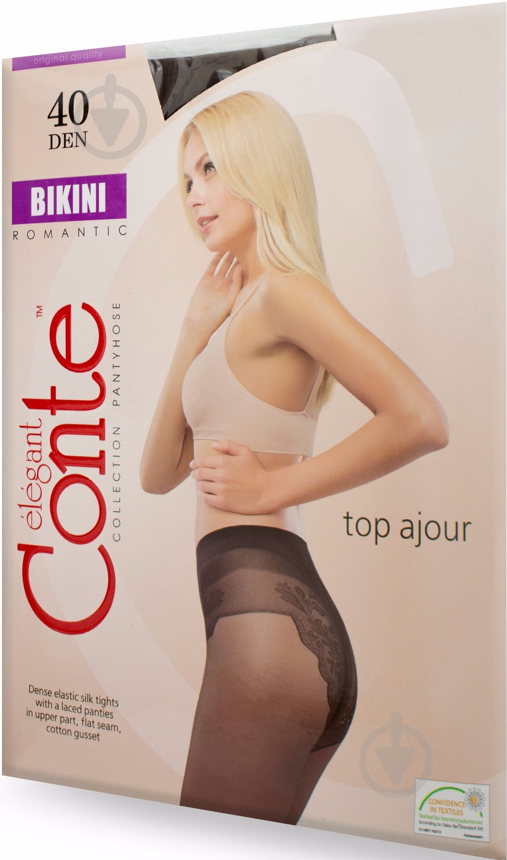 Колготки Conte Elegant BIKINI 40 den shade 3 коричневый - фото 1