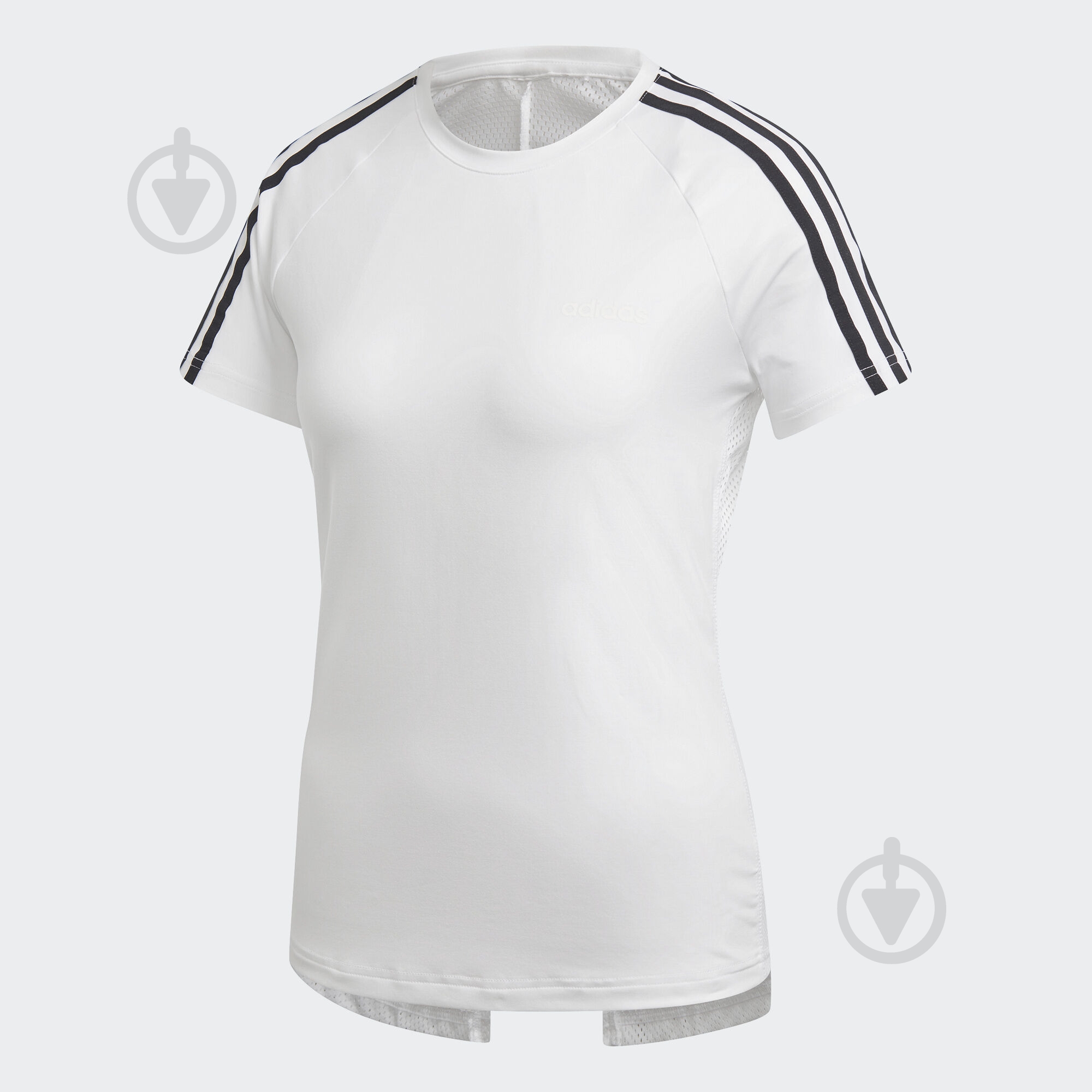 Футболка Adidas W D2M 3S TEE DS8723 р.S белый - фото 1