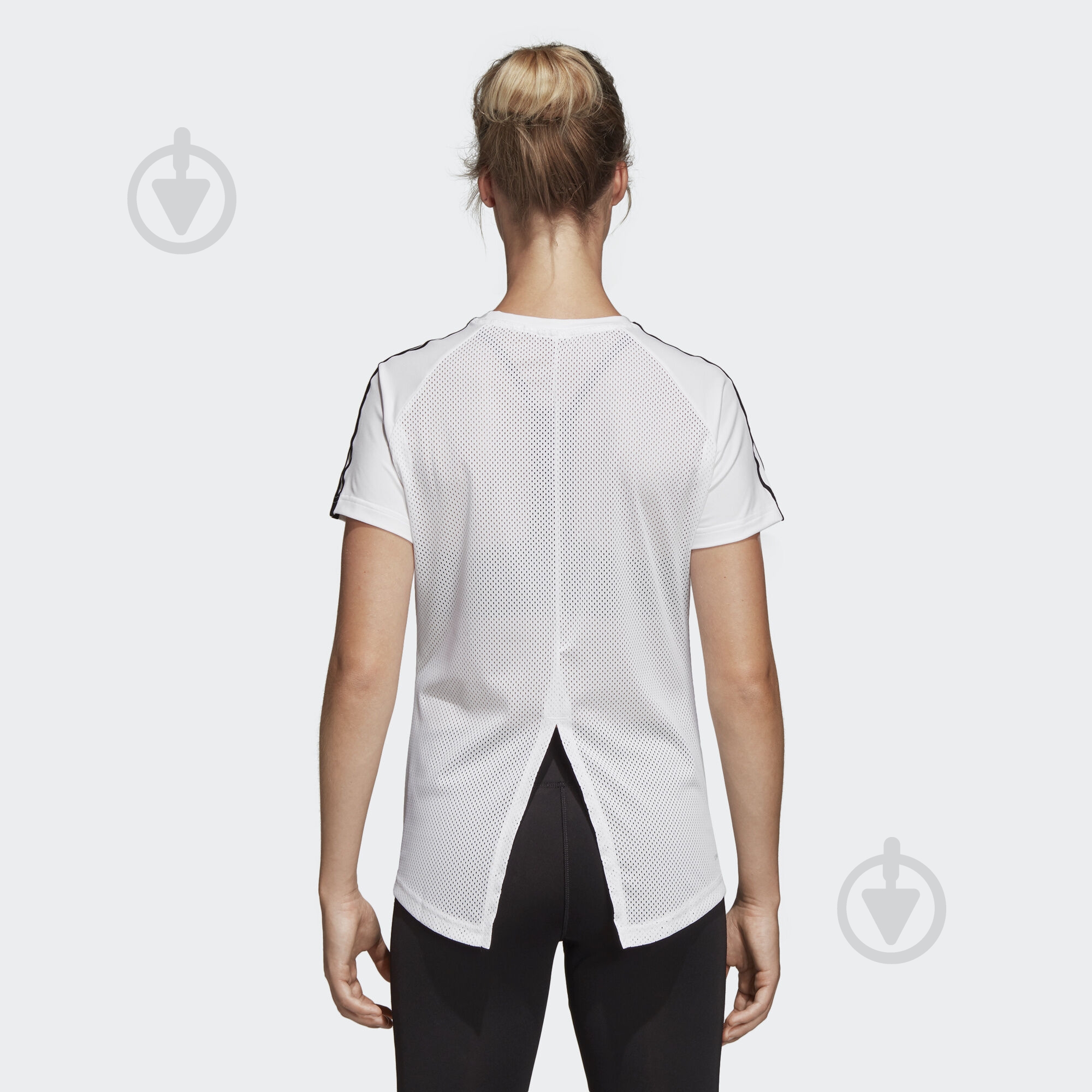 Футболка Adidas W D2M 3S TEE DS8723 р.S белый - фото 5