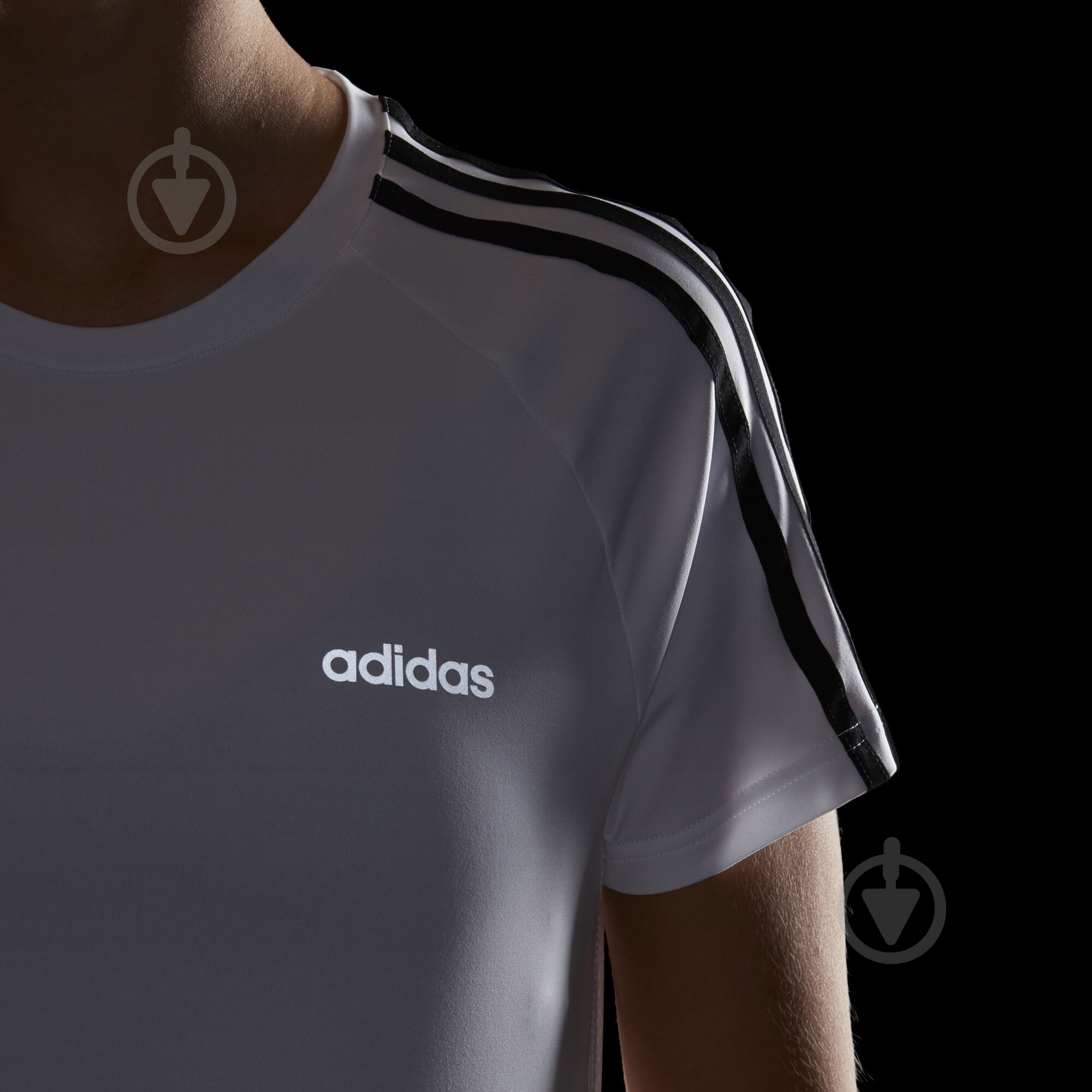 Футболка Adidas W D2M 3S TEE DS8723 р.S белый - фото 9