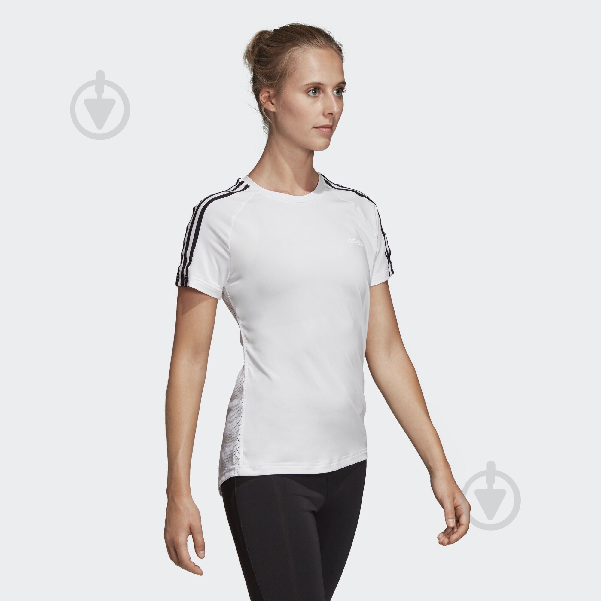 Футболка Adidas W D2M 3S TEE DS8723 р.M білий - фото 6 Футболка Adidas W D2M 3S TEE DS8723 р.M білий - фото 6