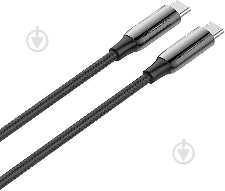 Кабель ColorWay Type-C - Type-C (PVC+Aluminum Alloy) (PD Fast Charging 240W) 5А 1 м черный (CW-CBPDCC069-BK) - фото 3 Кабель ColorWay Type-C - Type-C (PVC+Aluminum Alloy) (PD Fast Charging 240W) 5А 1 м черный (CW-CBPDCC069-BK) - фото 3