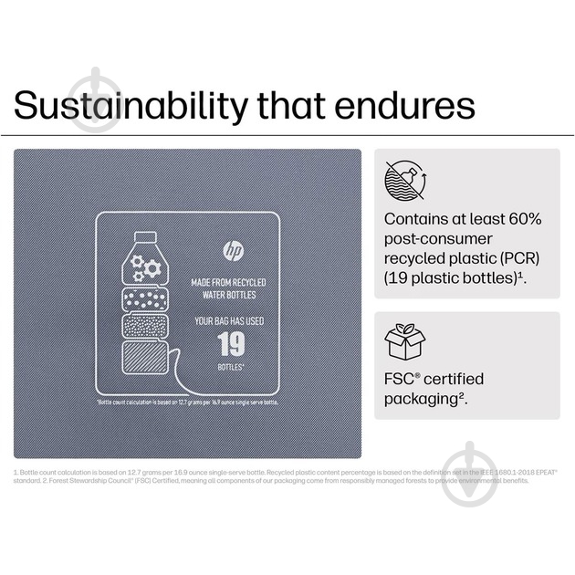 Портфель HP Everyday 14" grey (A08JSAA) - фото 7 Портфель HP Everyday 14" grey (A08JSAA) - фото 7