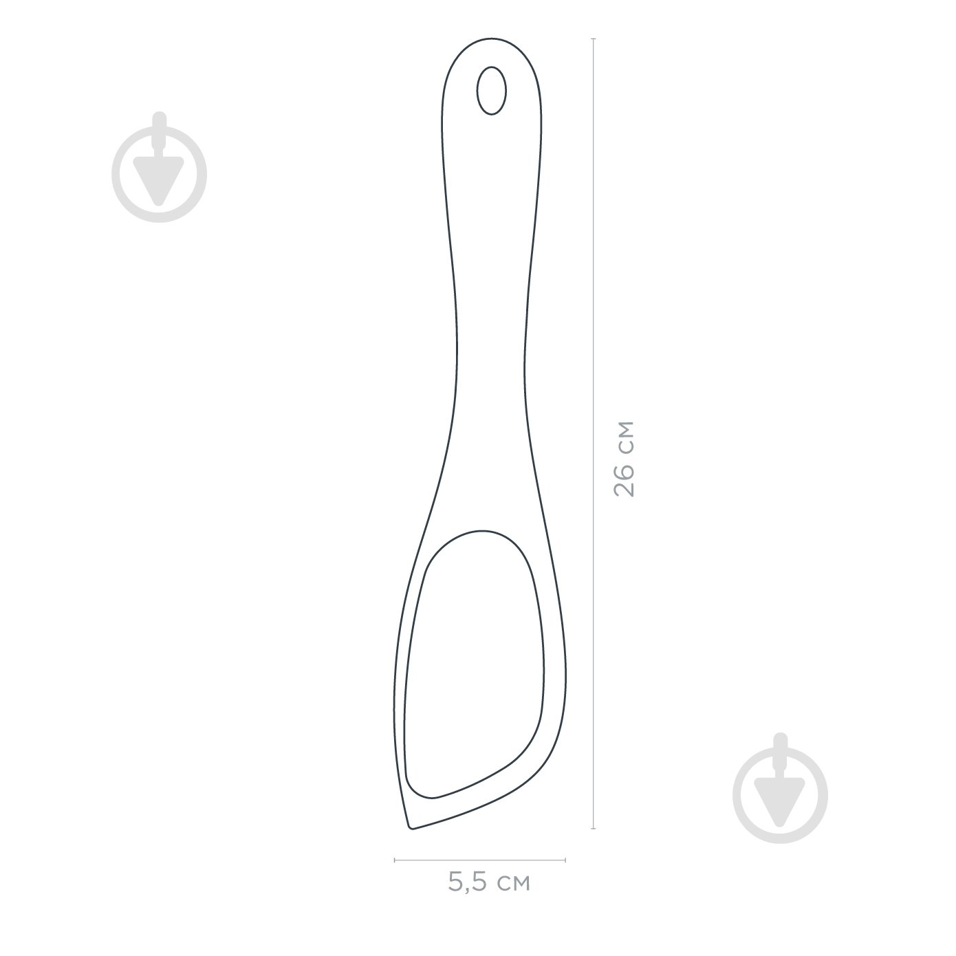 Лопатка кухонная Vinzer Culinary 50667 - фото 2