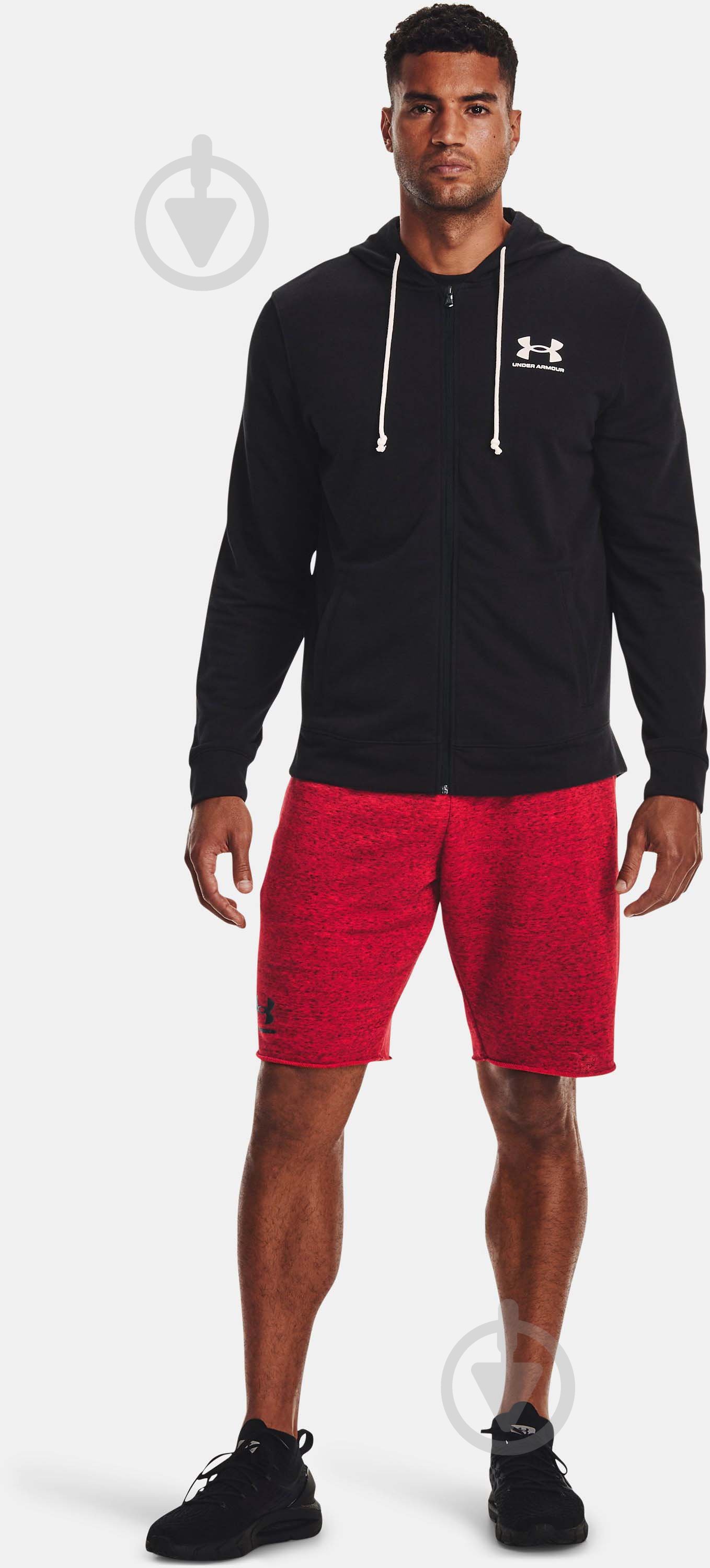 Джемпер Under Armour RIVAL TERRY LC FZ 1370409-001 р. XL чорний - фото 3
