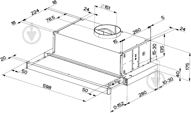 Витяжка Faber FLEXA NG GLASS LUX WH A60 - фото 14