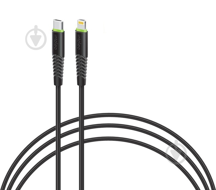 Кабель Intaleo CBFLEXTL1 Type-C to Lightning 18 Вт 1,2 м чорний (1283126542459) - фото 1 Кабель Intaleo CBFLEXTL1 Type-C to Lightning 18 Вт 1,2 м чорний (1283126542459) - фото 1