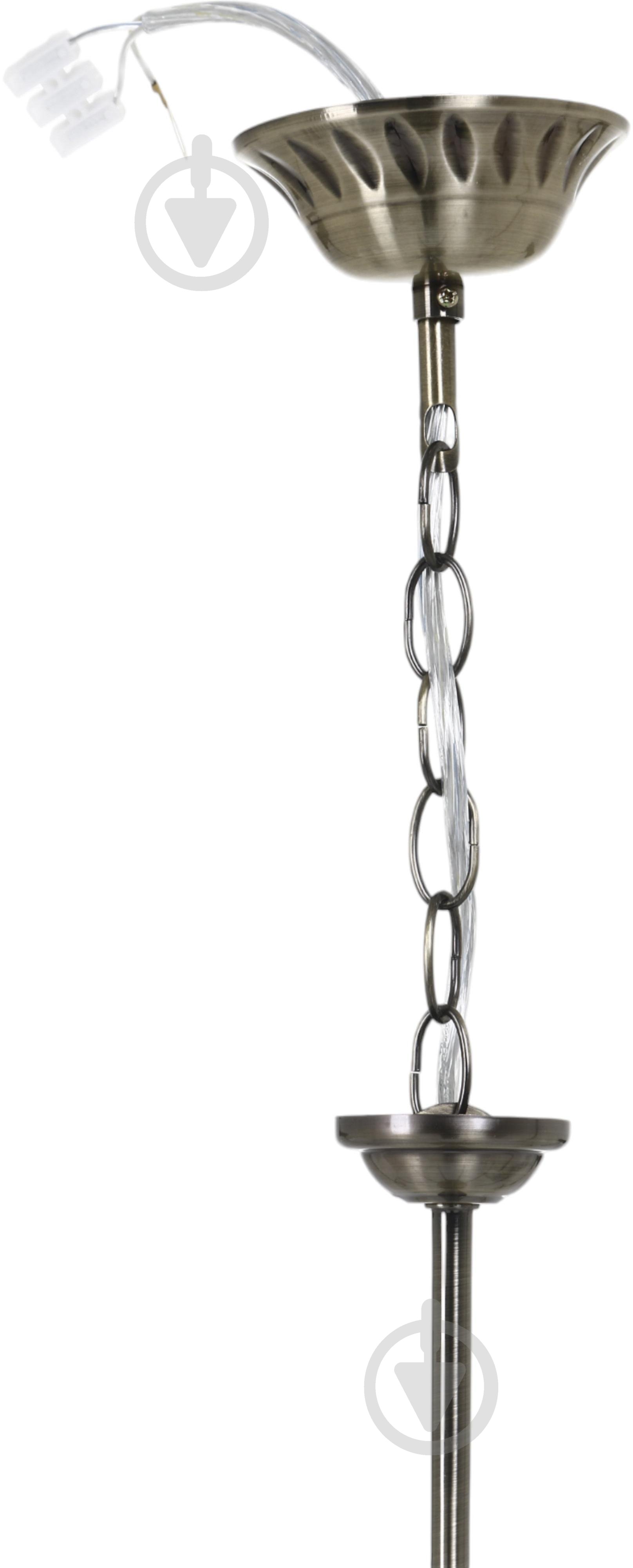 Люстра Sensio Gras 8x40 Вт E27 бронза LS-07236/8AW-E2740W - фото 6