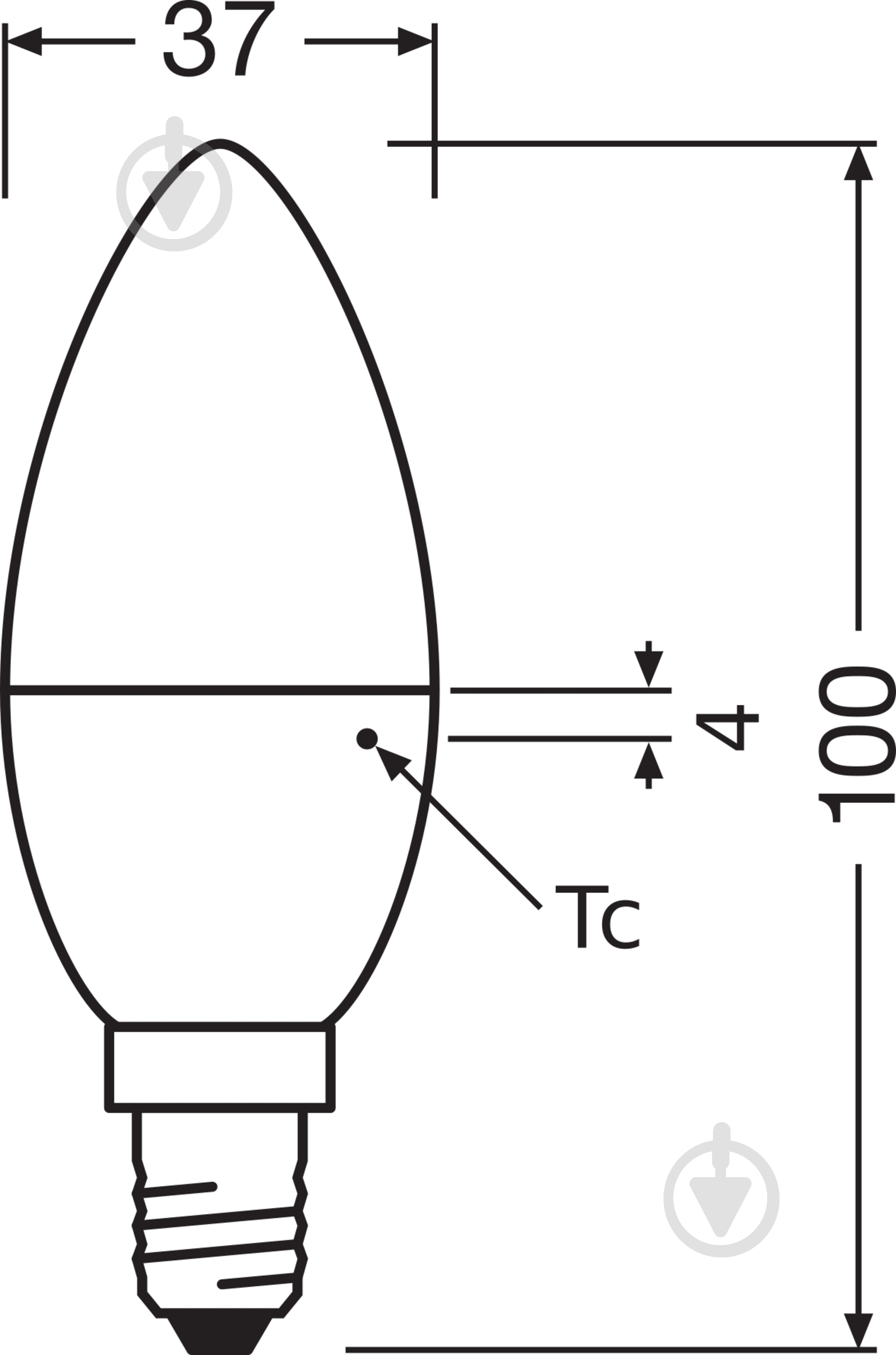 Лампа світлодіодна Ledvance VALUE 4,9 Вт B60 E14 220 В 4000 К - фото 3