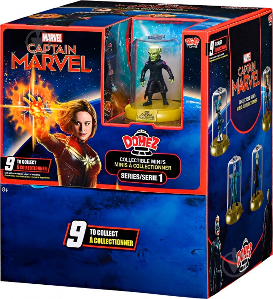 Фигурка Jazwares Domez Marvel's Captain Marvel S1 сюрприз (DMZ0147) - фото 2 Фигурка Jazwares Domez Marvel's Captain Marvel S1 сюрприз (DMZ0147) - фото 2