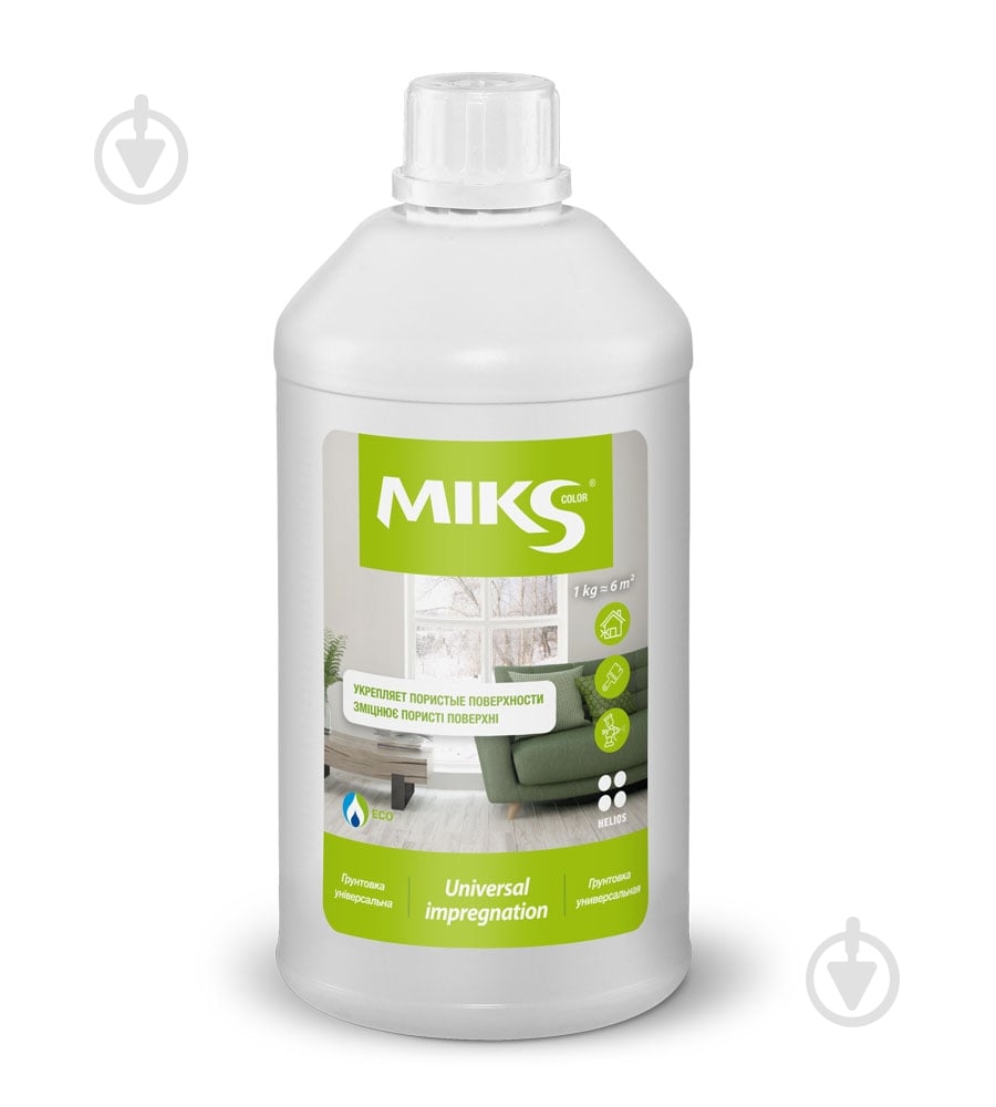Ґрунтовка глибокопроникна MIKS 1 кг - фото 1