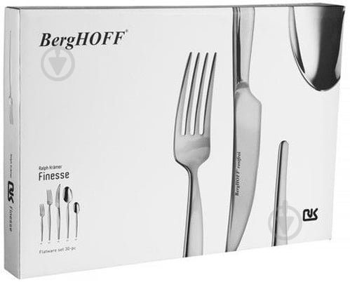 Набір столових приборів BergHOFF Finesse 30 пр. - фото 2 Набір столових приборів BergHOFF Finesse 30 пр. - фото 2