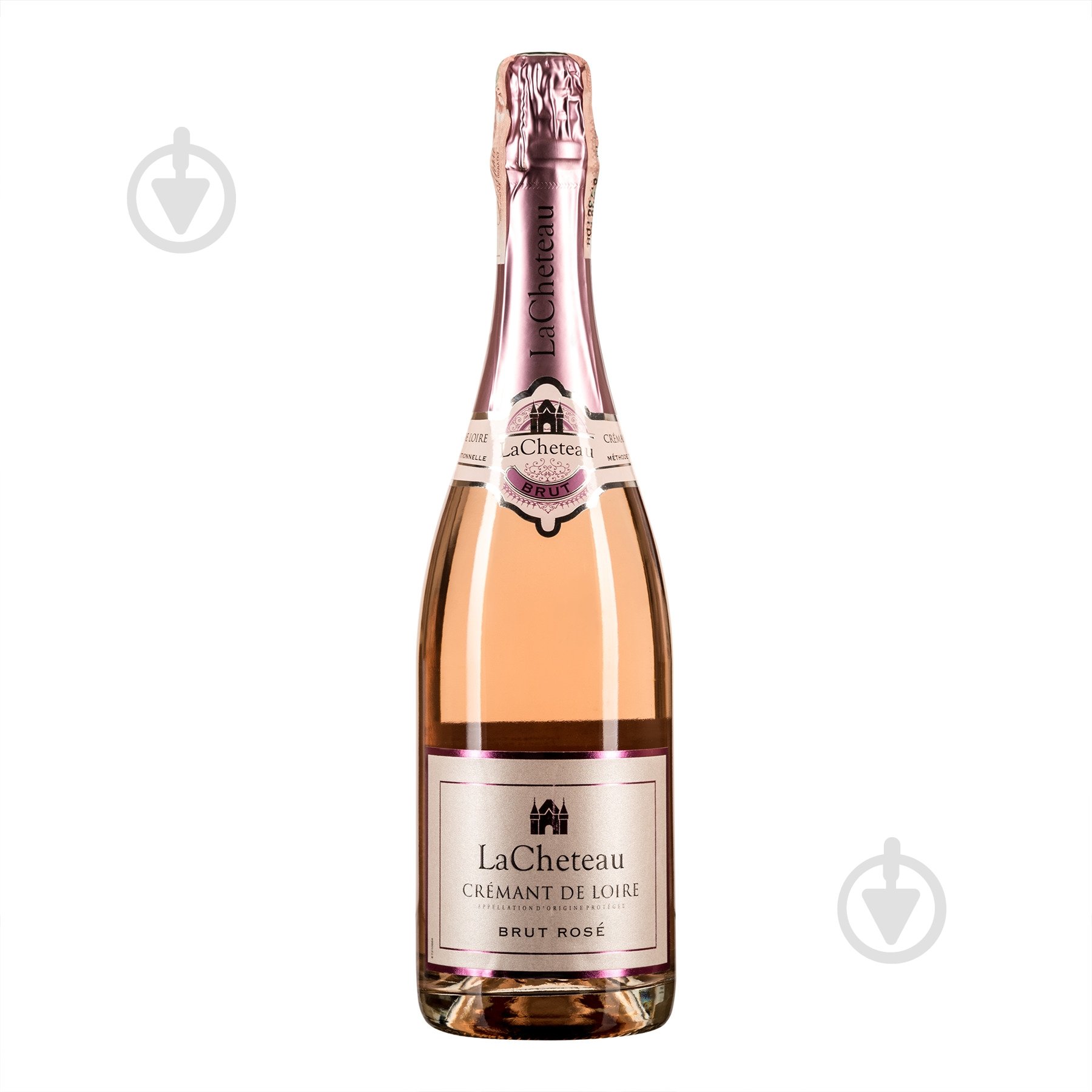 Вино ігристе LaСheteau Cremant de Loire Rose Brut рожеве брют 0,75 л - фото 1
