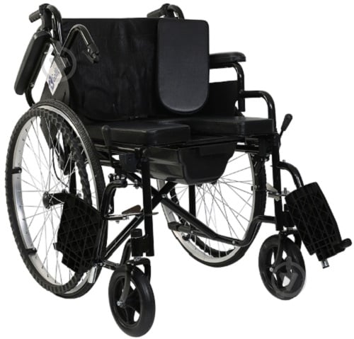 Коляска инвалидная Karadeniz Medical G120 с санитарным оснащением без двигателя - фото 2
