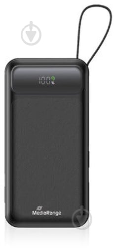 Повербанк MediaRange 10000 mAh black (MRMA753) - фото 1
