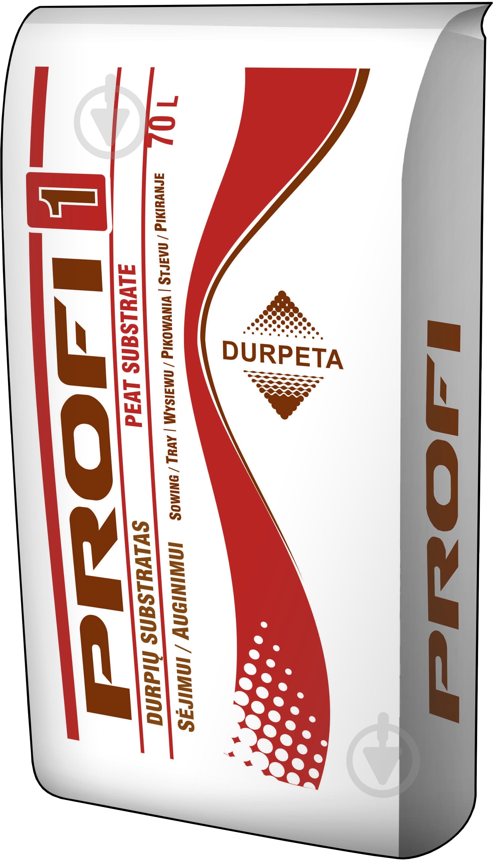 Субстрат торфяной Durpeta Профи Микс 1а для рассады 70 л - фото 1