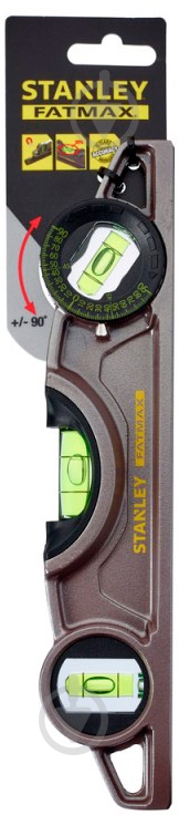Рівень 25 см Stanley FatMax Xtreme TORPEDO 0-43-609 - фото 6 Рівень 25 см Stanley FatMax Xtreme TORPEDO 0-43-609 - фото 6