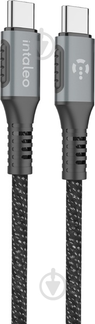 Кабель Intaleo CBGPD60WTT1 Type-C to Type-C 60W 1,2 м серый (1283126518096) - фото 1 Кабель Intaleo CBGPD60WTT1 Type-C to Type-C 60W 1,2 м серый (1283126518096) - фото 1