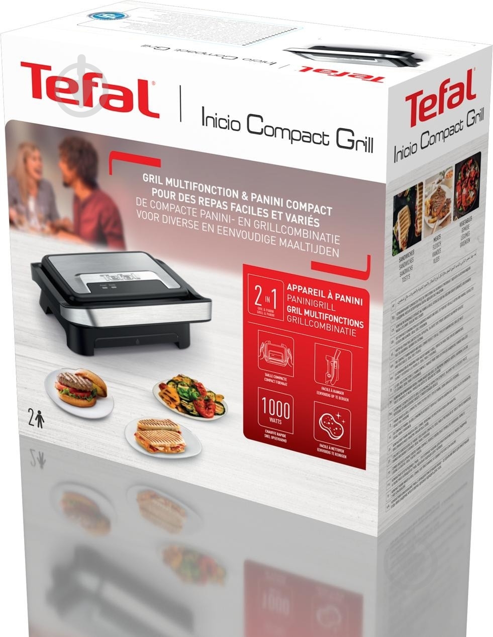 ВИТРИНА! Гриль электрический Tefal Inicio Compact GC270D10 - фото 4 ВИТРИНА! Гриль электрический Tefal Inicio Compact GC270D10 - фото 4